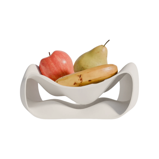 Fano modern design fruitschaal witte editie